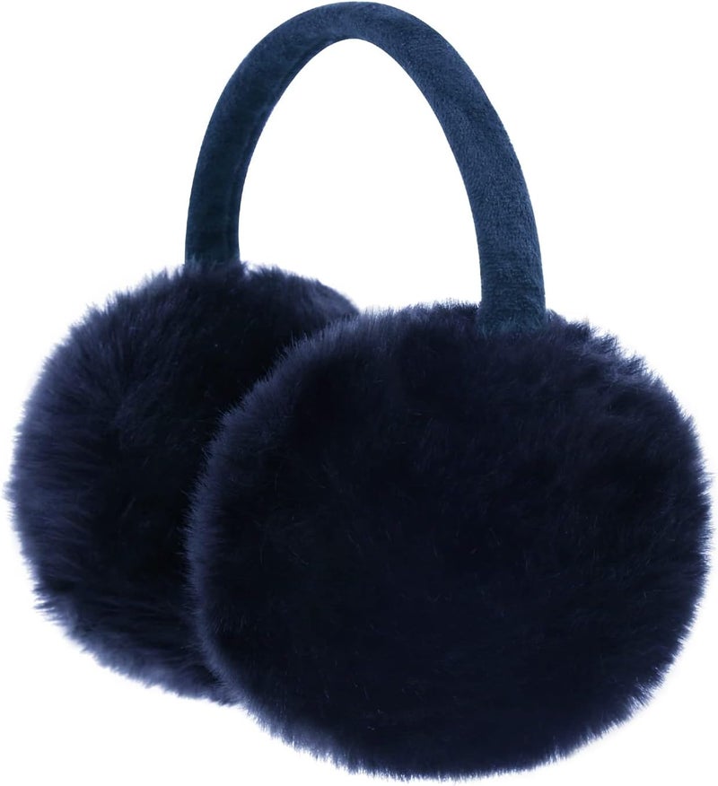 FSTEOE Winter Ear Muffs Women Warm Earmuff Girls Ear Warmers Soft Plush Outdoor Adjustable Ear Cover - Image 1